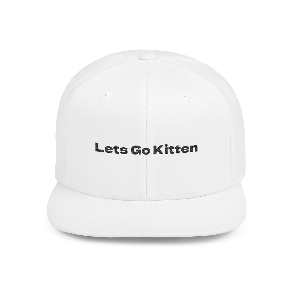 Let's Go Kitten (Flat Bill Snapback)