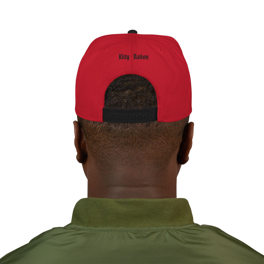 Gothic Let's go kitten  (Kitty Nation) Snapback (Embroidery)