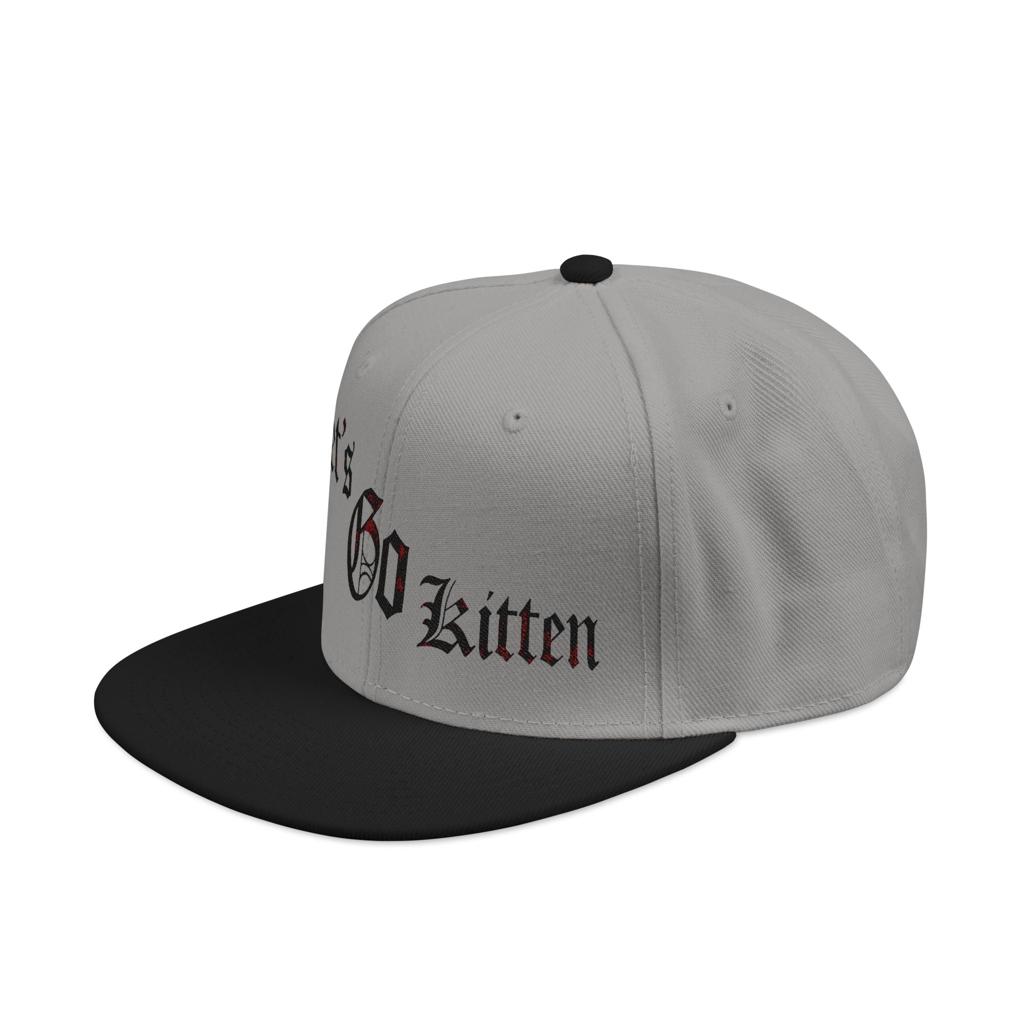 Gothic Let's go kitten  (Kitty Nation) Snapback (Embroidery)