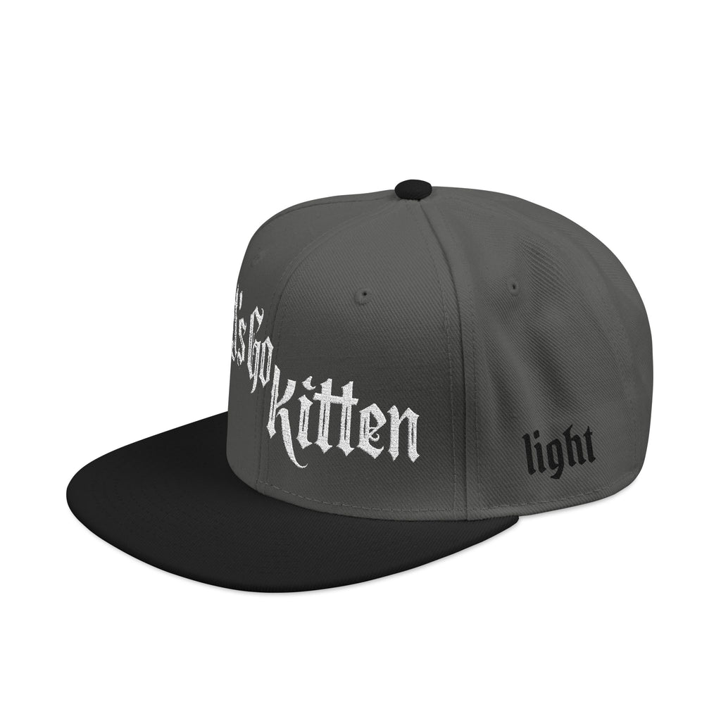 Gothic Let's Go Kitten Snapback (Embroidery)