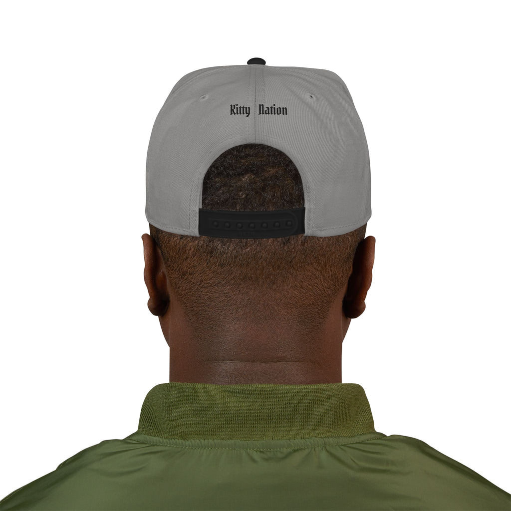 Gothic Let's go kitten  (Kitty Nation) Snapback (Embroidery)